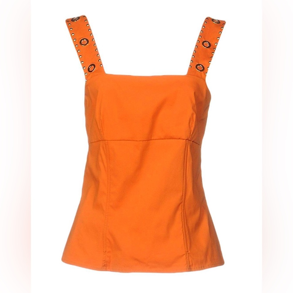 Twin Set’s Orange Sleeveless Women's Top